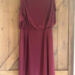 Jessica Simpson Wine Midi Dress